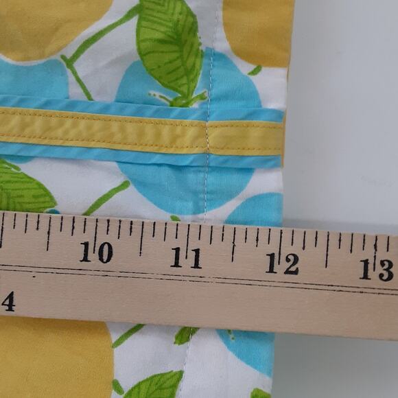 Lilly Pulitzer Lenore Skirt Citron Lemon Lattice Skort Girl 8 Vintage 90s Preppy - Picture 11 of 12